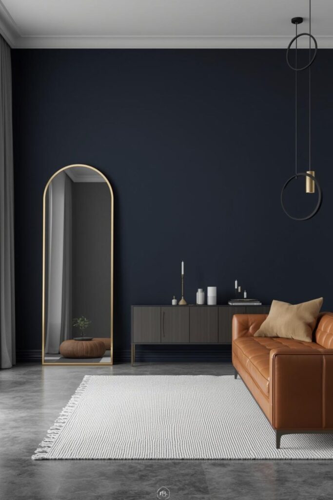 Full-Length Wall Mirror for Light Bounce and Visual Height