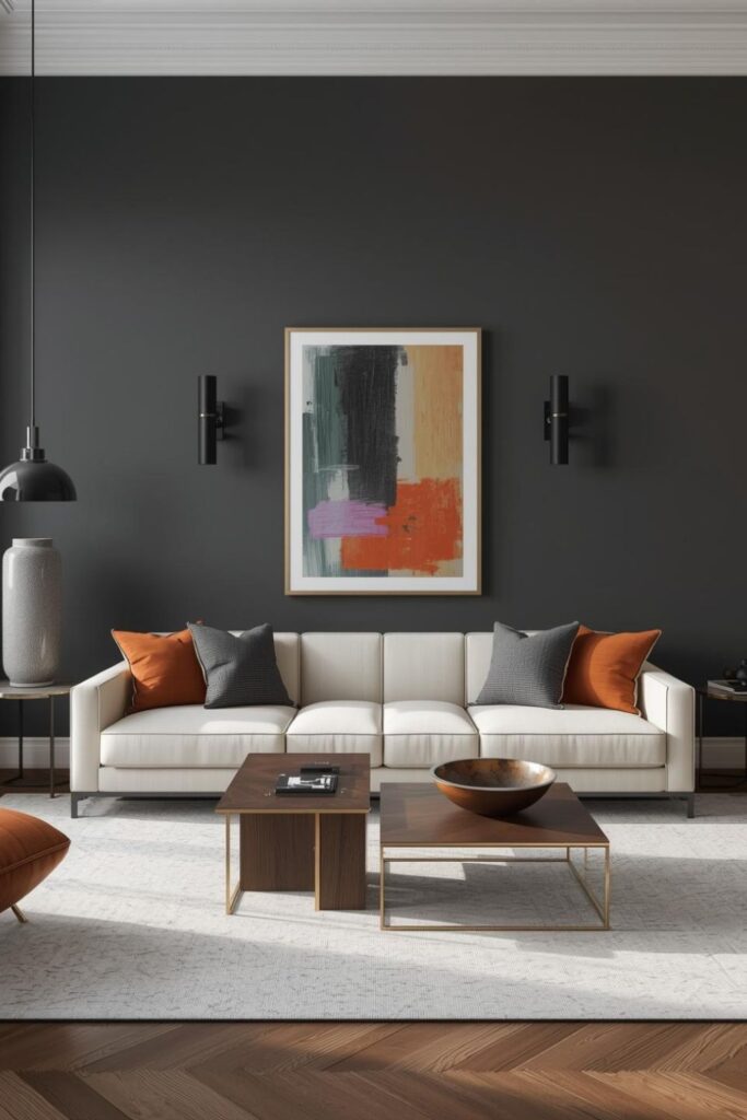 Statement Wall Sconces Framing Art for a Designer Look