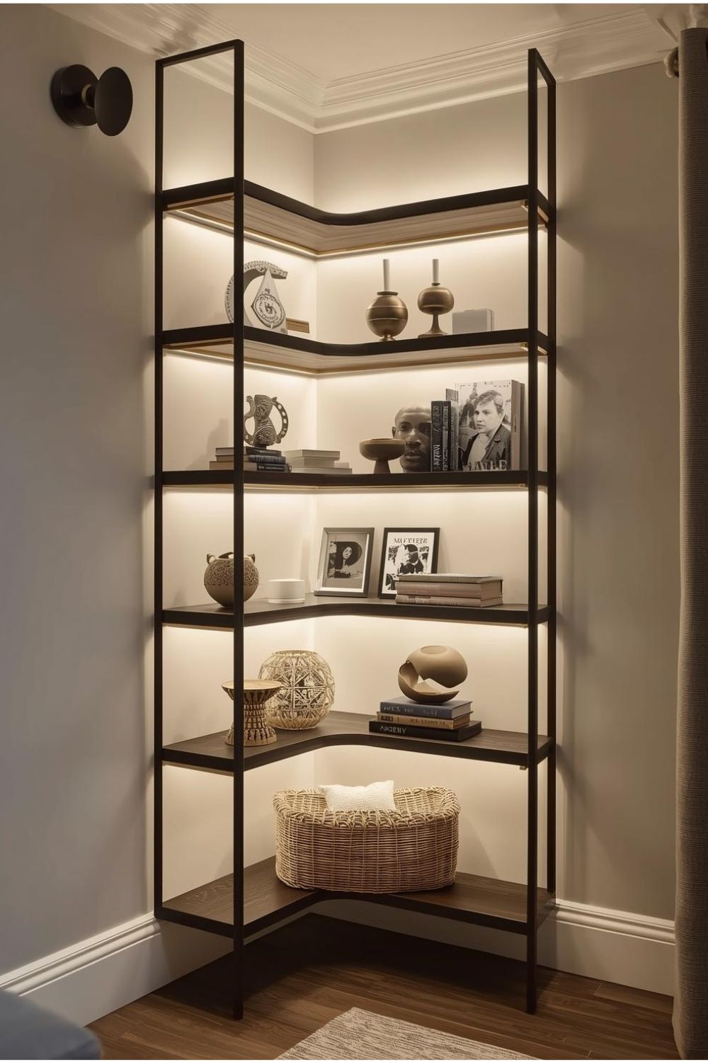 Living Room Corner Wall Shelf Ideas to Elevate Your Space