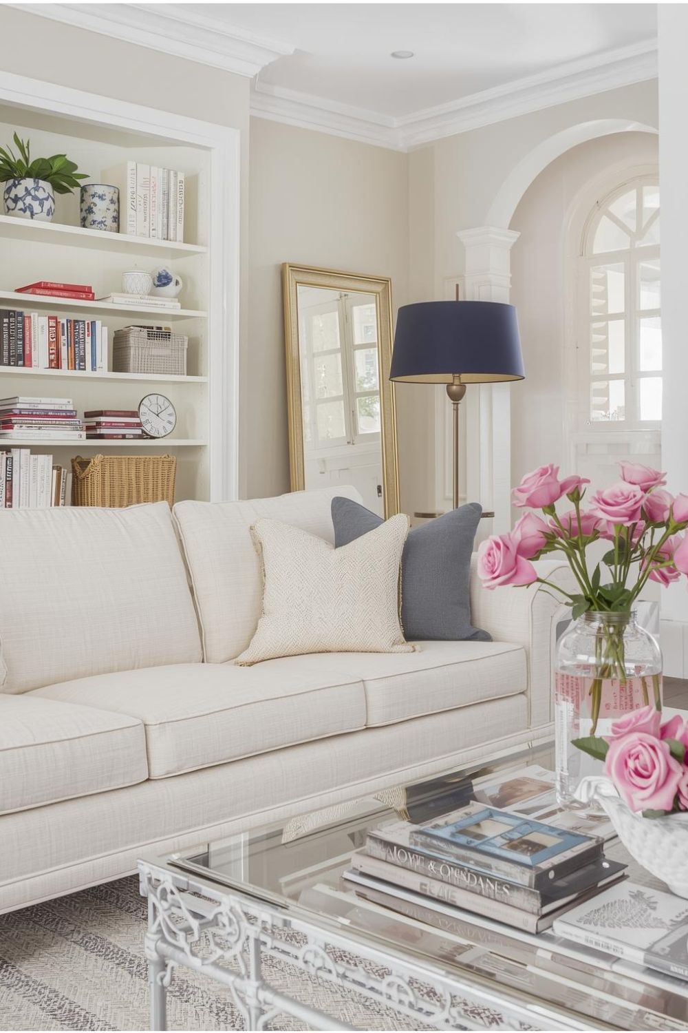Elegant & Cozy Living Room Inspiration Soft Neutrals with a Touch of Pink