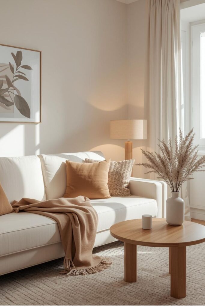 Tone-on-Tone Neutrals for a Seamless, Bigger-Looking Home