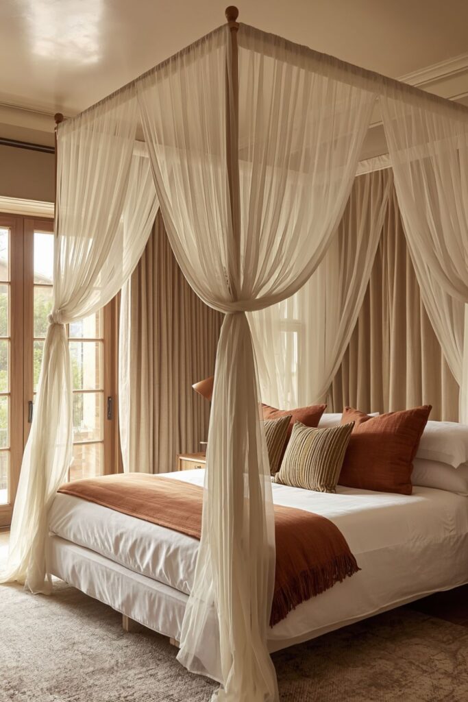 Soft Canopy + Sheer Curtains